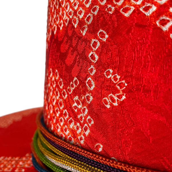 KIMONO HAT | Antique Kimono, Wool Felt Chapeau, Japanese Clothing | Keiko Tagai