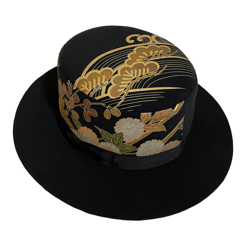 KIMONO HAT | Stylish Black, Japanese Fashion | Keiko Tagai