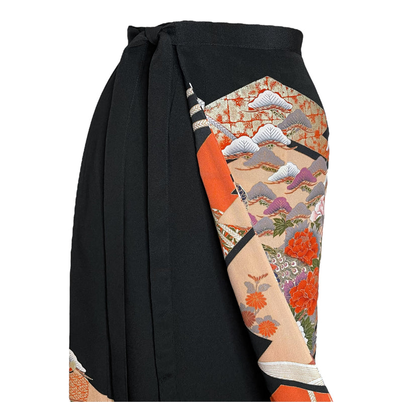 Kimono Skirt | Japanese fashion, upcycled hats and clothes | Keiko Tagai
