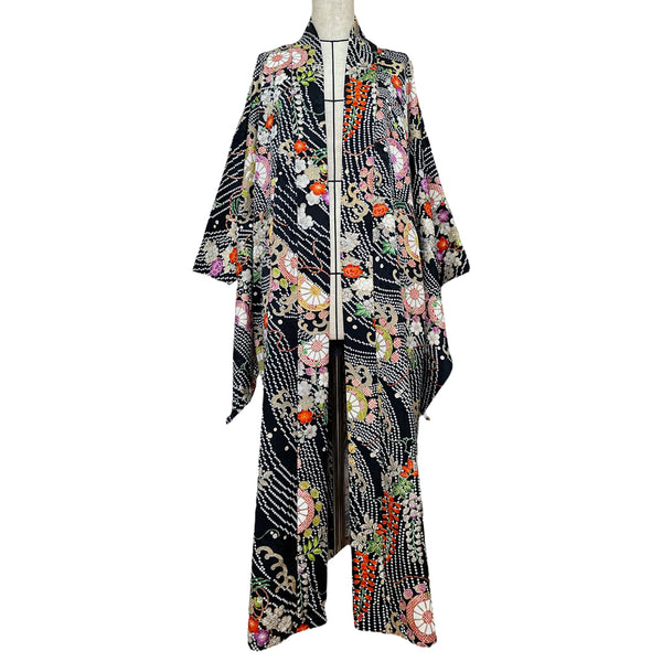 LIGHT KIMONO with Belt, Traditional Sleeves