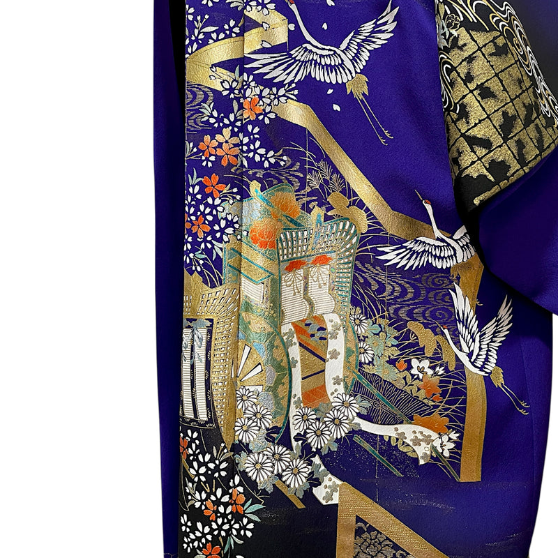 Kimono Wide Brim Hat and Light Kimono