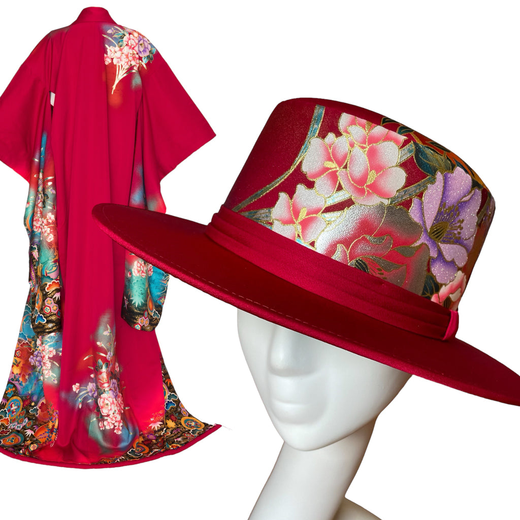 KIMONO HAT | 着物ハット クチュール帽子 | ケイコタガイ – KEIKO TAGAI