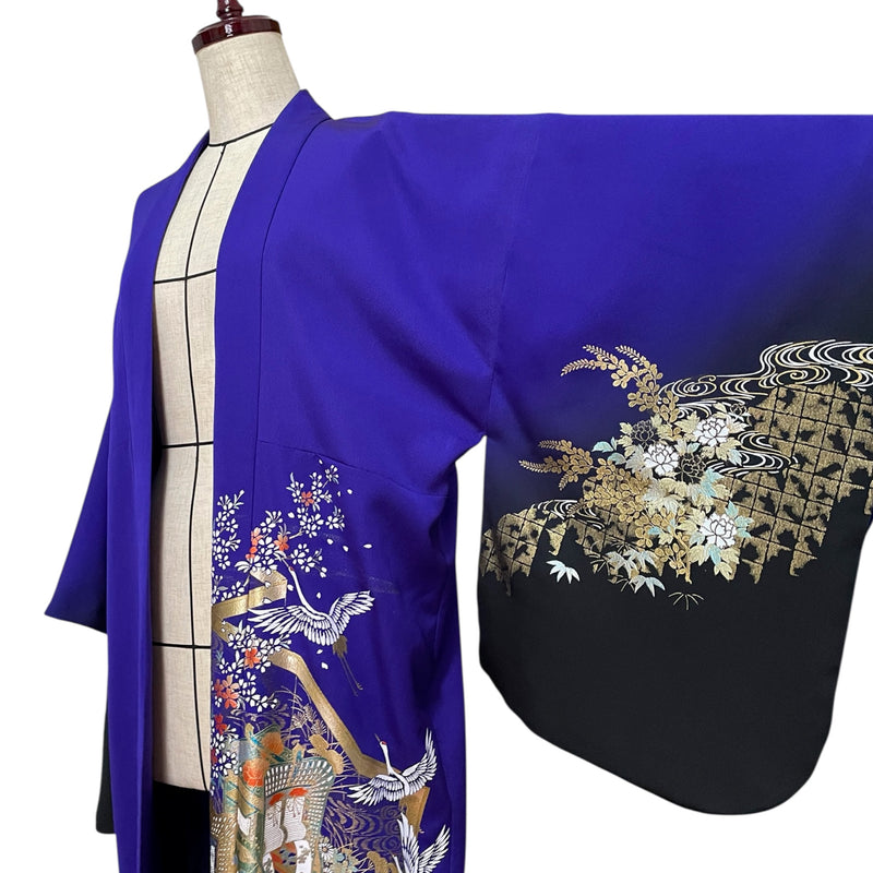 Kimono Wide Brim Hat and Light Kimono