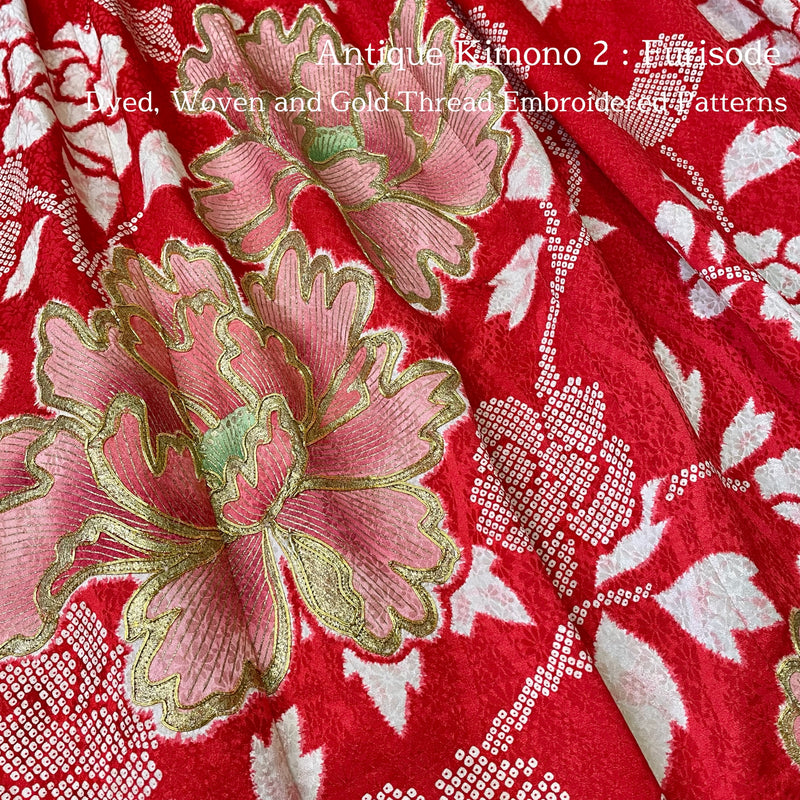 Antique Kimono Skirt | couture clothing, kimono hats, dresses, jackets | Keiko Tagai