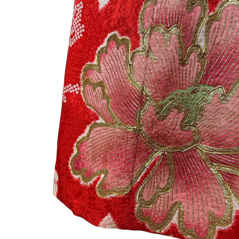 Antique Kimono Skirts | couture kimono design | Keiko Tagai