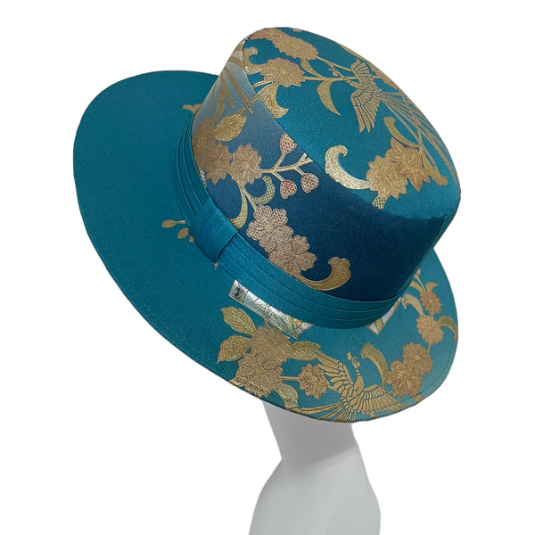 KIMONO HAT | Elegant, Gold Leaf Art, Luxury Fashion | Keiko Tagai