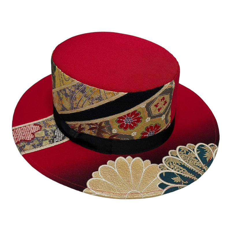 KIMONO HAT | 振袖リメイクハット 帽子 衣装 | ケイコタガイ