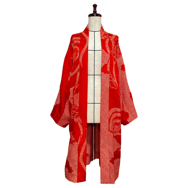 LIGHT KIMONO | Antique Kimono Jacket, Traditional Shibori, Fashion | Keiko Tagai