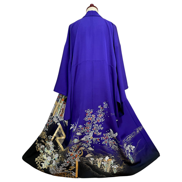 Kimono Wide Brim Hat and Light Kimono
