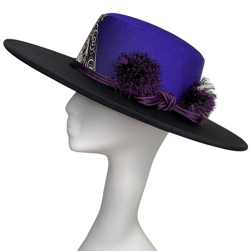Kimono Wide Brim Hat and Light Kimono