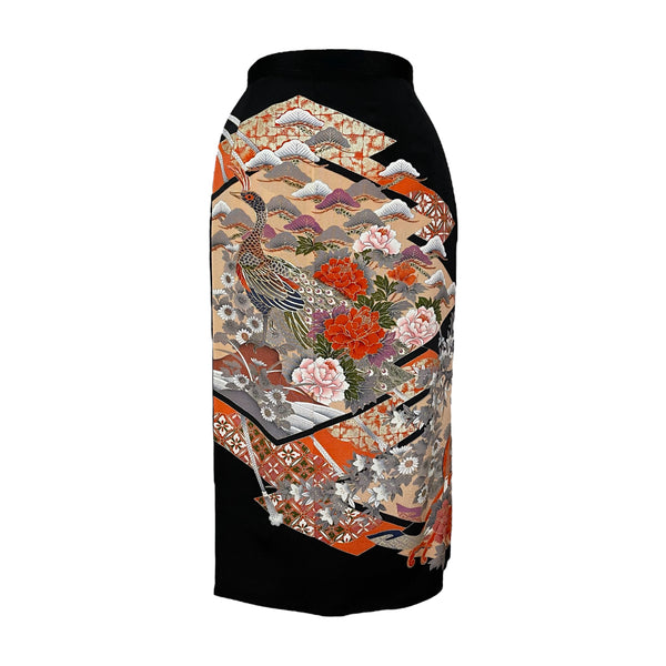 Kimono Skirt | couture clothing, Japanese art fashion | Keiko Tagai
