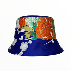 KIMONO HAT | Bucket, Upcycled Fashion | Keiko Tagai