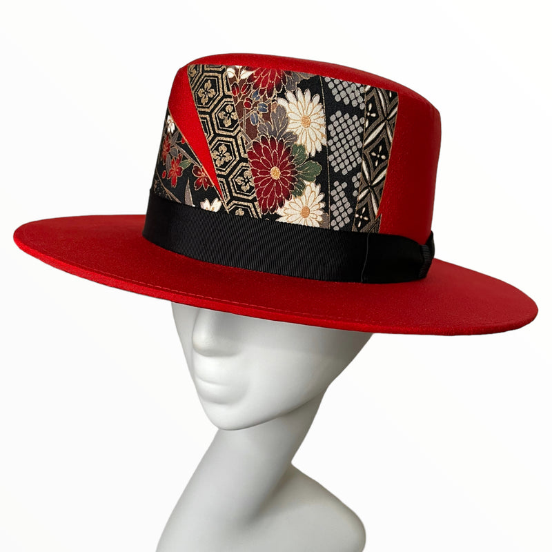 KIMONO HAT | ハット 着物アップサイクル 帽子 | ケイコタガイ 