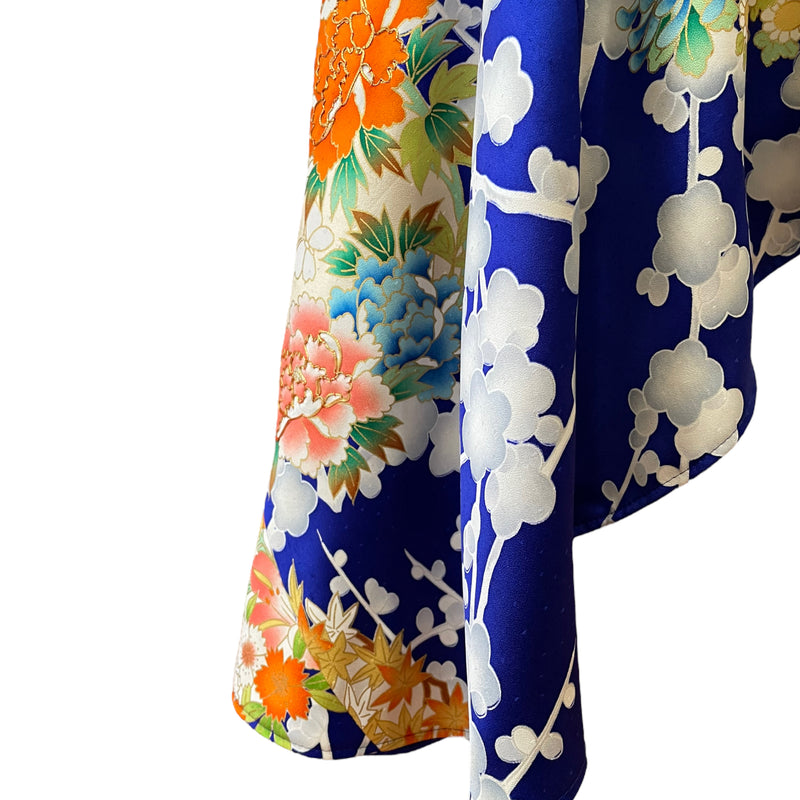 Skirt, Kimono Upcycled Fashion, Stylish | Keiko Tagai