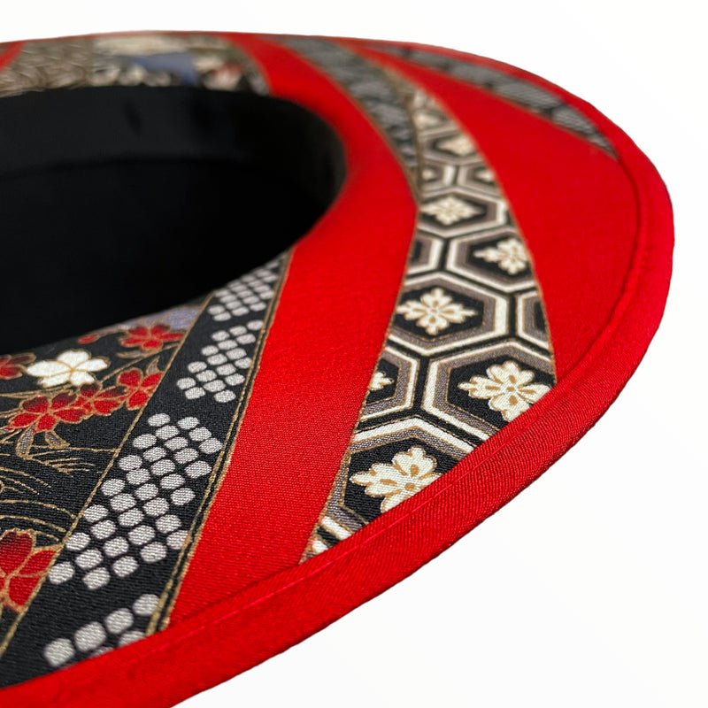 KIMONO HAT | Japanese Aesthetic, Stylish Red | Keiko Tagai