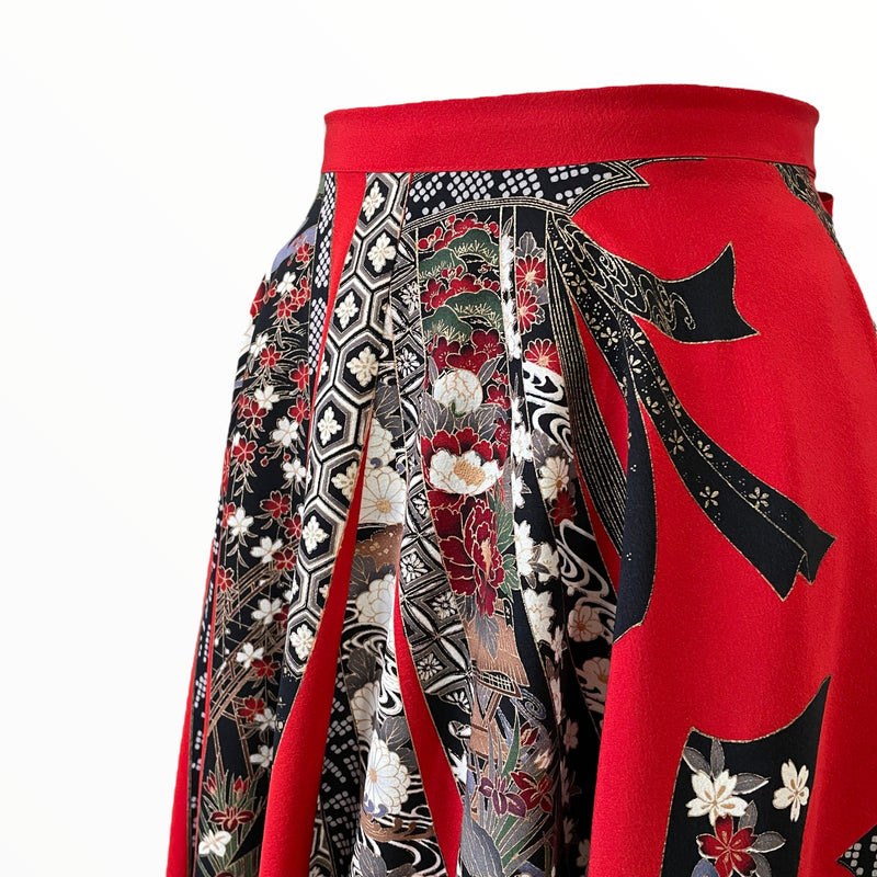 Kimono Skirt, Dress, Japanese Traditional Fashion | Keiko Tagai