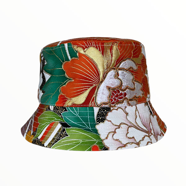 KIMONO HAT | Bucket Hat, Stylish, Flower | Keiko Tagai