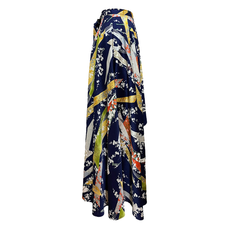 XKIMONO | Skirt, Kimono Upcycled, Japanese Fashion | Keiko Tagai