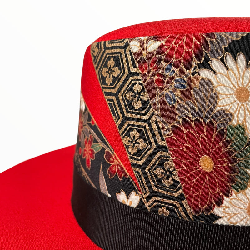 KIMONO HAT | Kimono Upcycled Fashion | Keiko Tagai