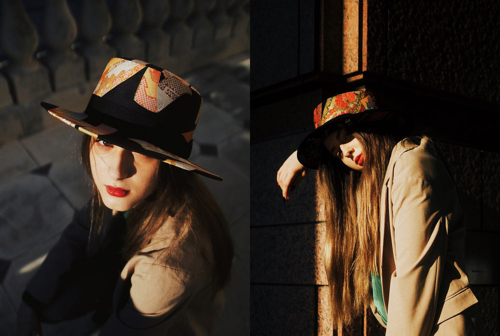 KIMONO HAT | Vintage Kimono Reborn, Fashion | Keiko Tagai