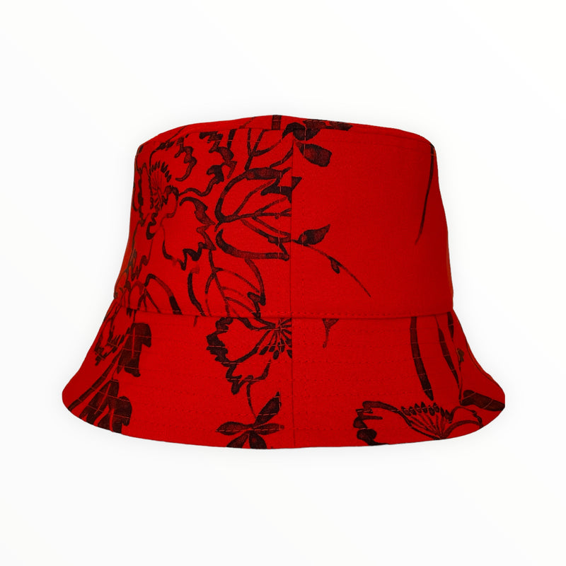 KIMONO HAT | Bucket, Kimono Upcycled Fashion | Keiko Tagai