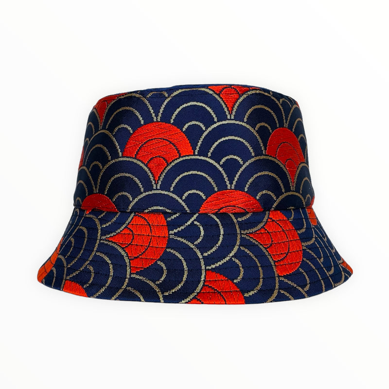 KIMONO HAT | Kimono Upcycled, Traditional Pattern | Keiko Tagai
