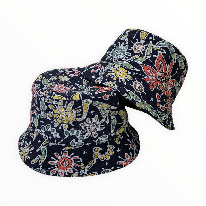 KIMONO HAT | バケットハット 着物アップサイクル帽子 | ケイコタガイ
