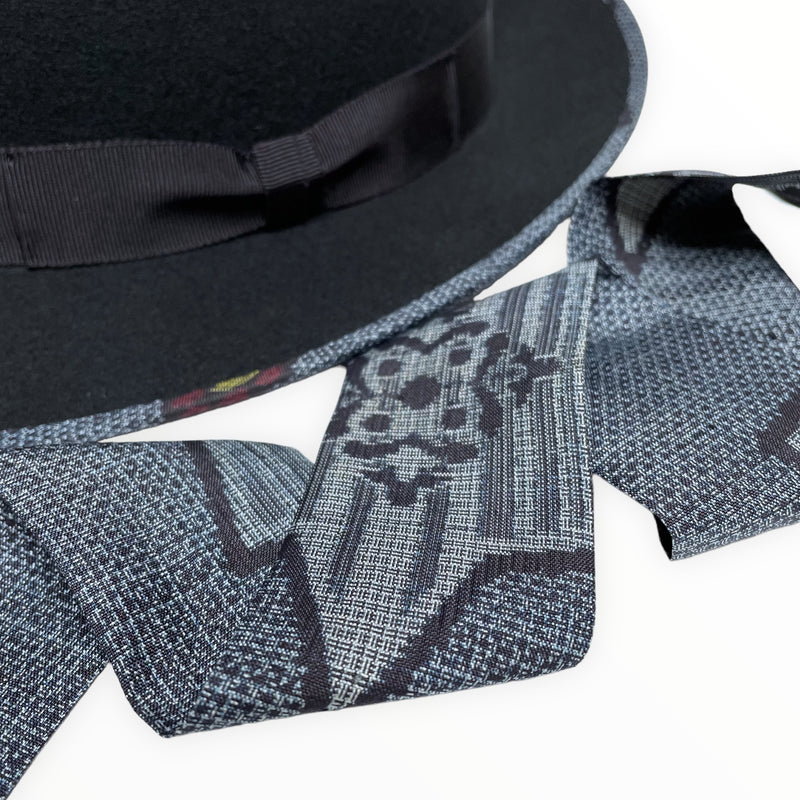 KIMONO HAT | 中折れハット 着物アップサイクル 紬 | Keiko Tagai