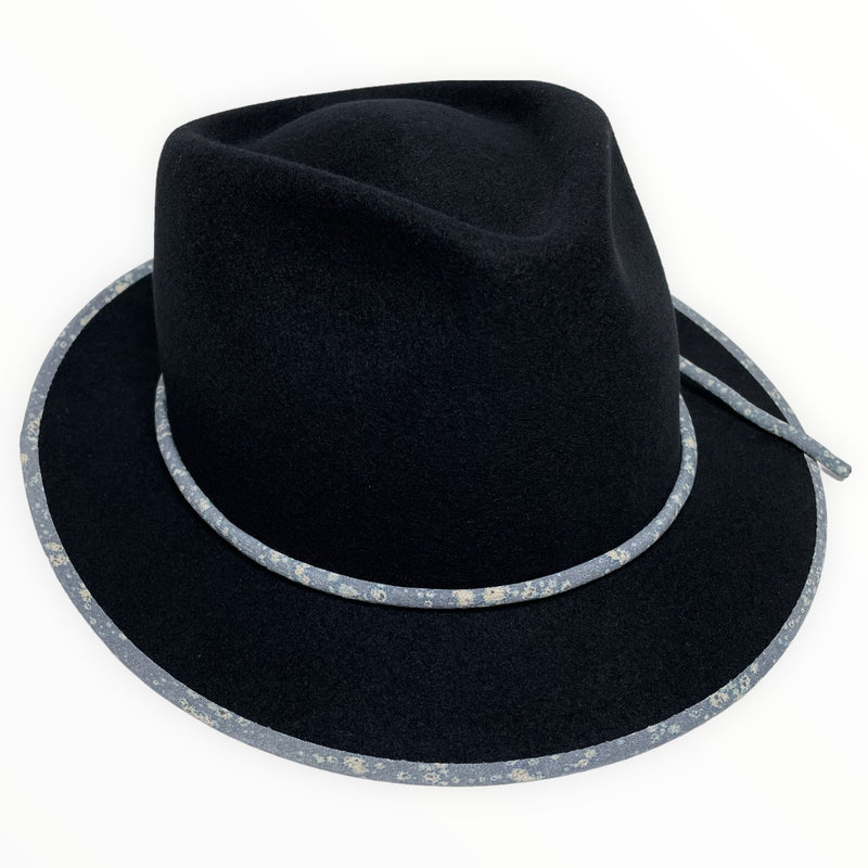 KIMONO HAT | 中折れハット 着物リメイク 個性派帽子 | Keiko Tagai