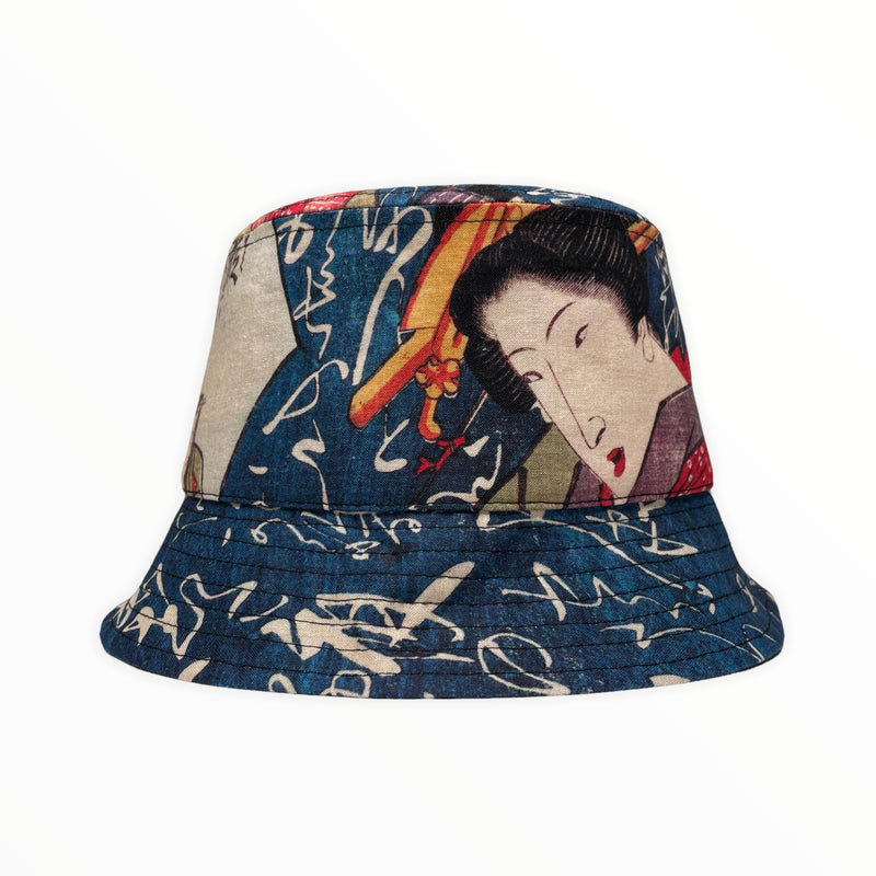 KIMONO HAT | 浮世絵 美人画 粋楽帽子 | Keiko Tagai