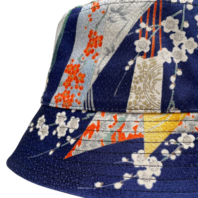 KIMONO HAT | 着物リメイクバケットハット| 和柄帽子 | Keiko Tagai