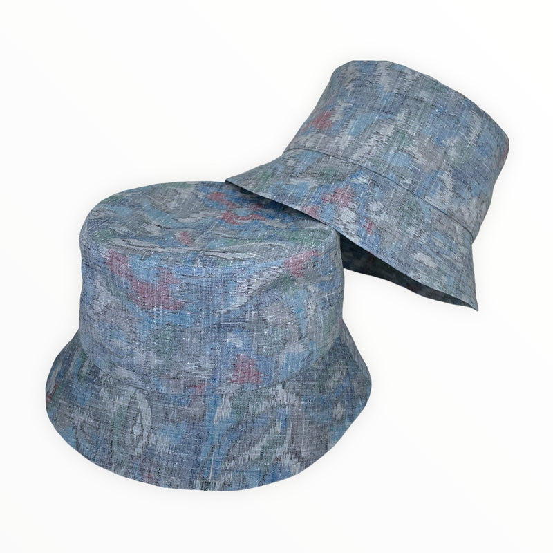 KIMONO HAT | 紬バケットハット 着物リメイク帽子 | Keiko Tagai