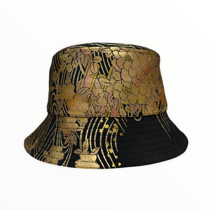 KIMONO HAT | 着物リメイクバケットハット| 和モダン帽子 | Keiko Tagai