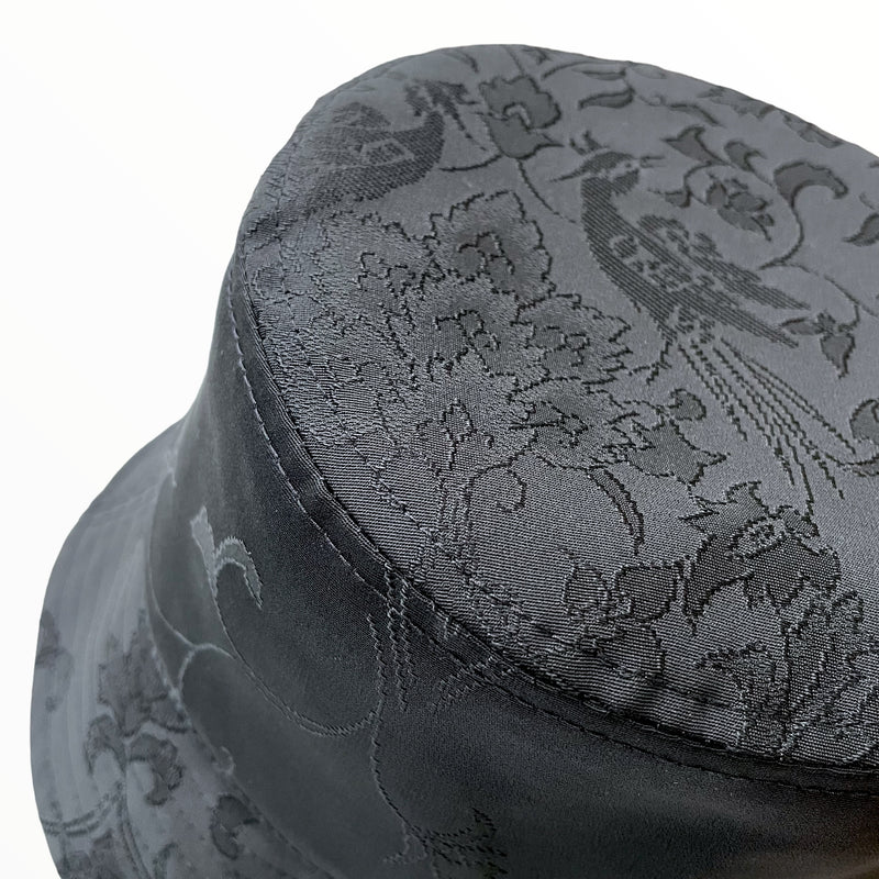KIMONO HAT | バケットハット 着物リメイク帽子 ブラック | ケイコタガイ