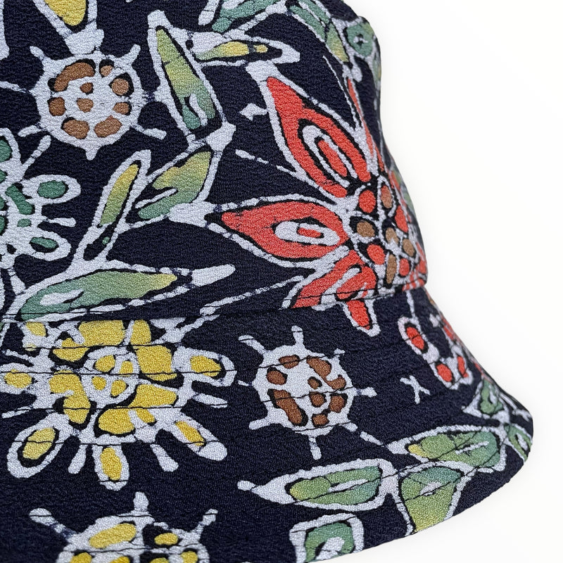 KIMONO HAT | バケットハット 着物リメイク帽子 小紋 | Keiko Tagai