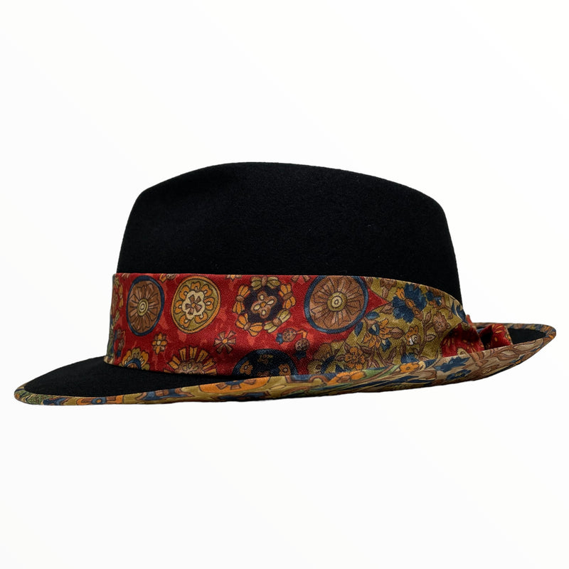KIMONO HAT | 中折れハット 着物リメイク帽子 おしゃれ | Keiko Tagai