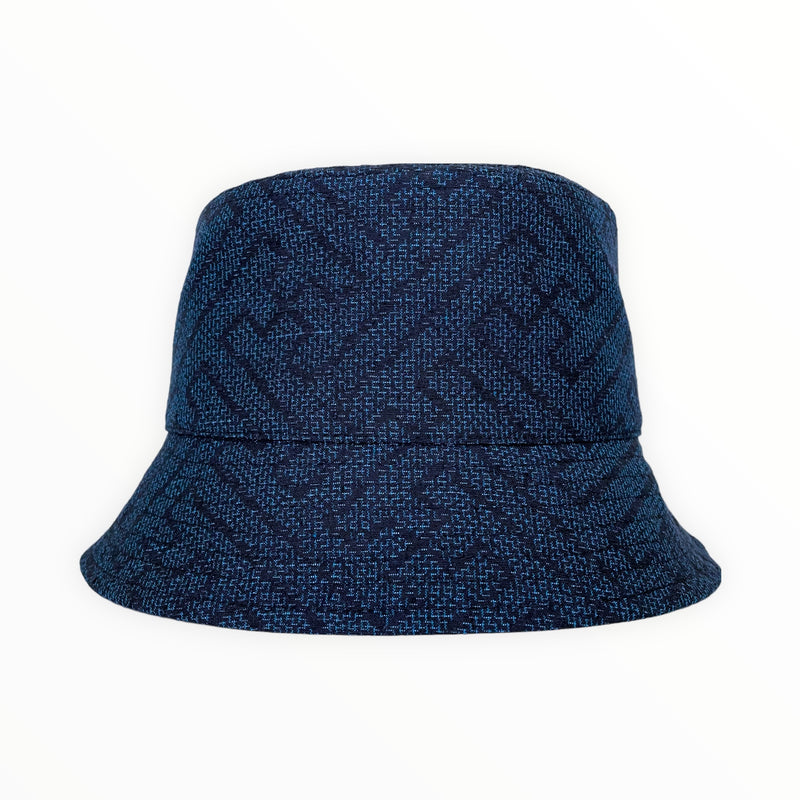 KIMONO HAT | 紬バケットハット 伝統柄 着物リメイク帽子 | ケイコタガイ
