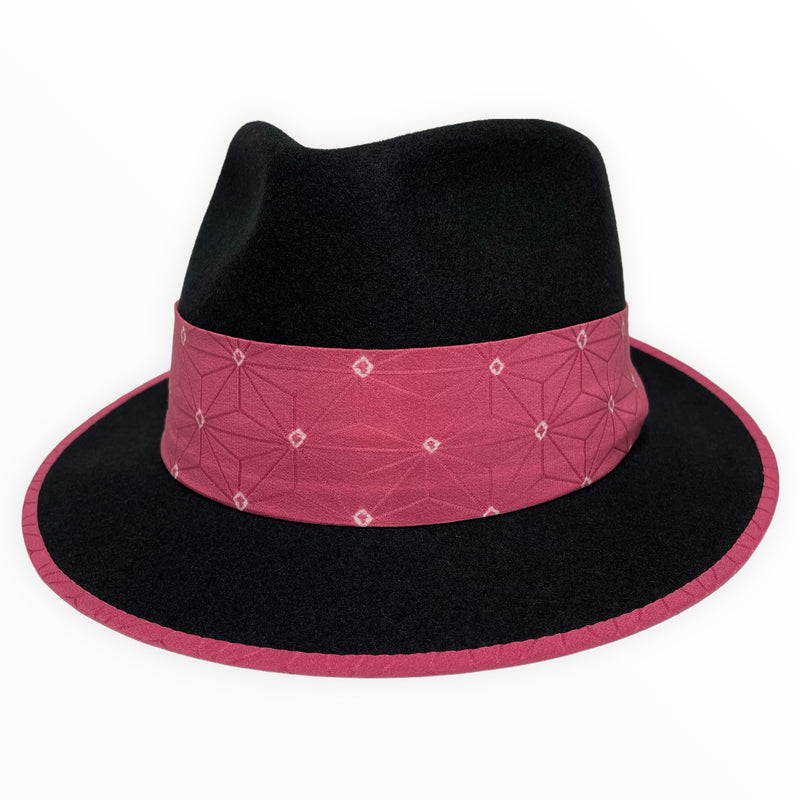 KIMONO HAT | 中折れハット 着物リメイク ウール帽子 | Keiko Tagai
