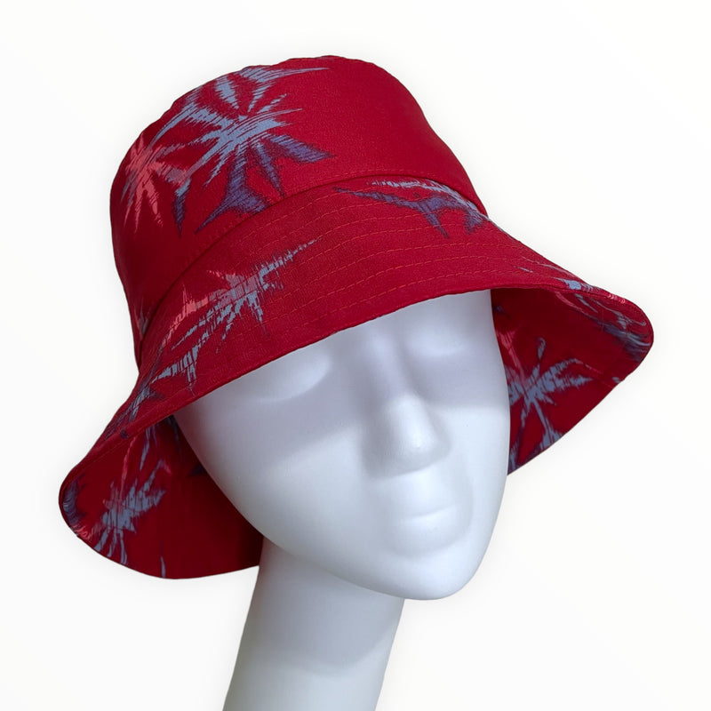 KIMONO HAT | バケットハット 着物リメイク帽子 麻の葉文様 | ケイコタガイ