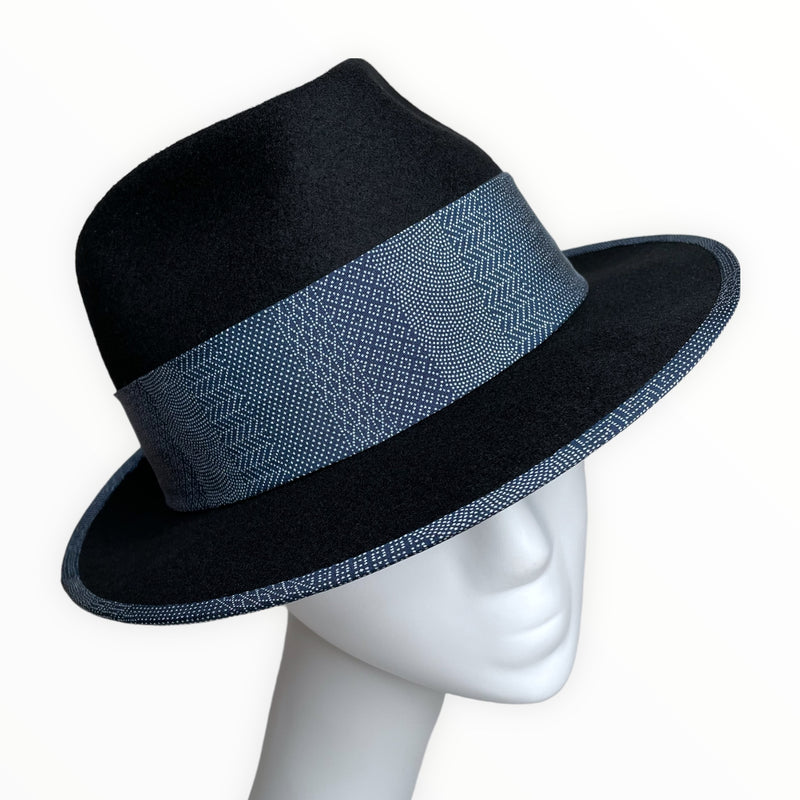 KIMONO HAT | 中折れハット 着物リメイク 紳士帽子 | Keiko Tagai