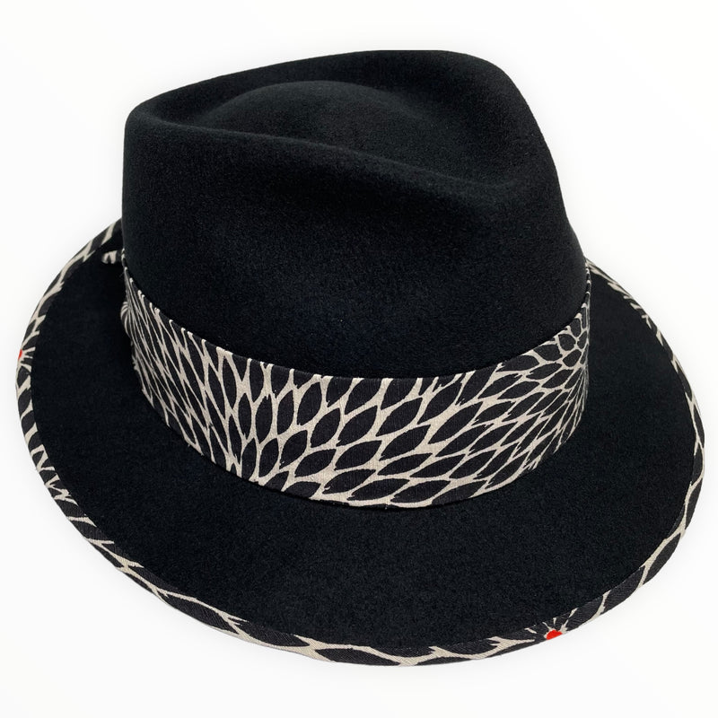 KIMONO HAT | 中折れハット 着物リメイク 個性派帽子 | ケイコタガイ