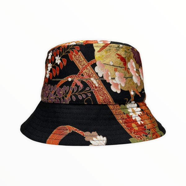 Women's Bucket Hats, Kimono Upcycled | Keiko Tagai