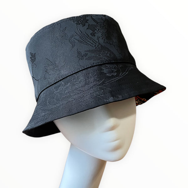 KIMONO HAT | バケットハット 着物リメイク カッコイイ帽子 | Keiko Tagai