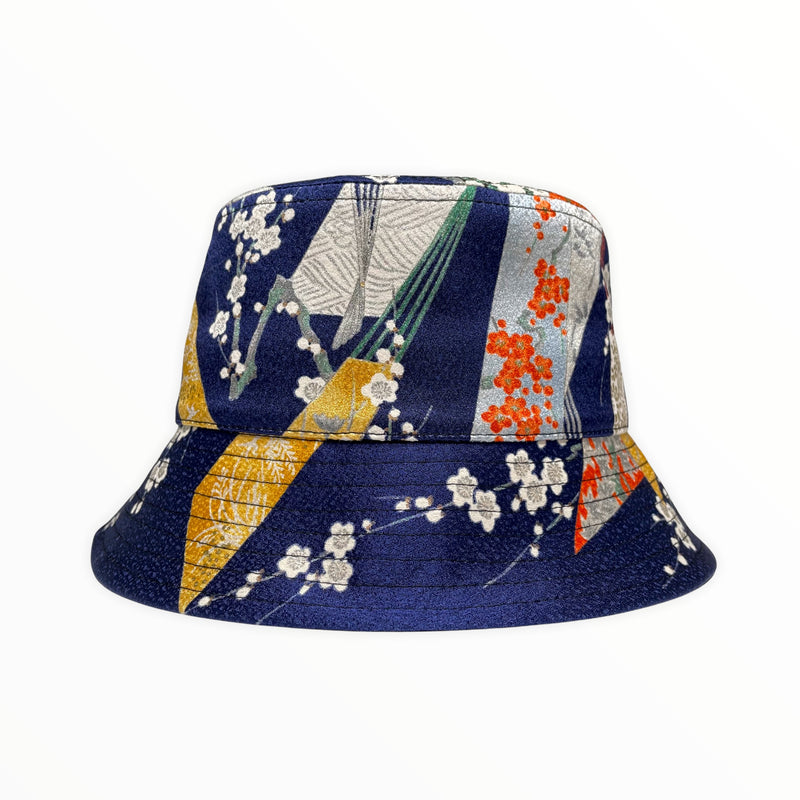 KIMONO HAT | 着物リメイクバケットハット| 和柄帽子 | Keiko Tagai