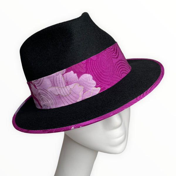KIMONO HAT | 中折れハット アンティーク着物リメイク 帽子 | Keiko Tagai