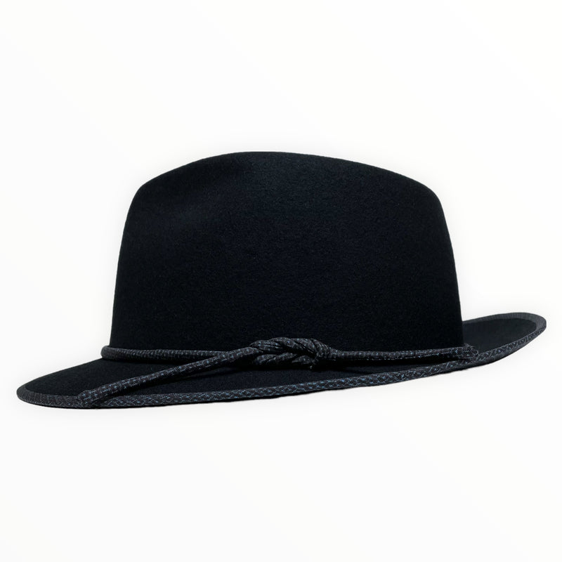 中折れハット 着物リメイク ウール 紳士帽子 | Keiko Tagai