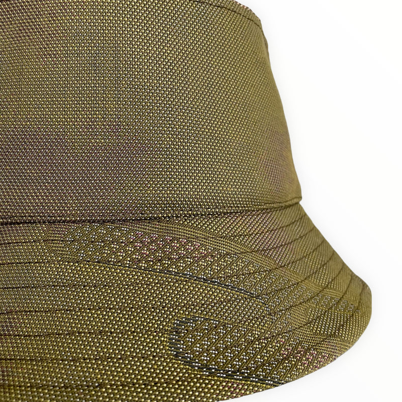 KIMONO HAT | 着物アップサイクル帽子 カーキ | ケイコタガイ
