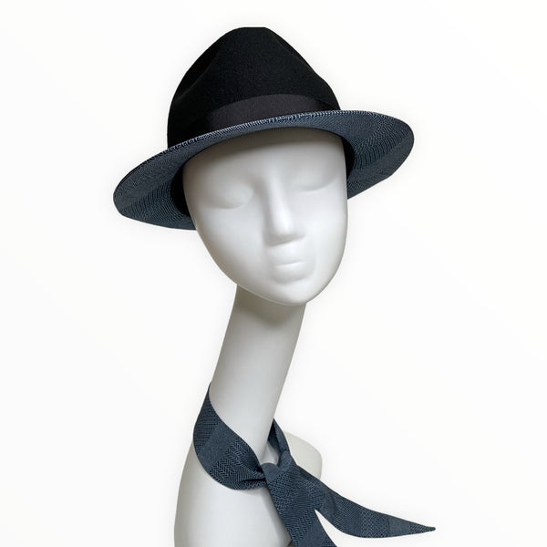 KIMONO HAT | 中折れハット 着物リメイク ウール帽子 | ケイコタガイ