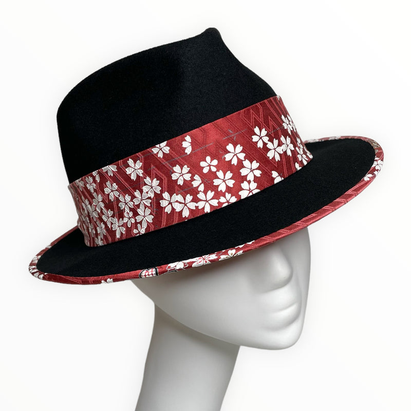 KIMONO HAT | 中折れハット 着物リメイクマルチWAY 和柄帽子 | Keiko Tagai