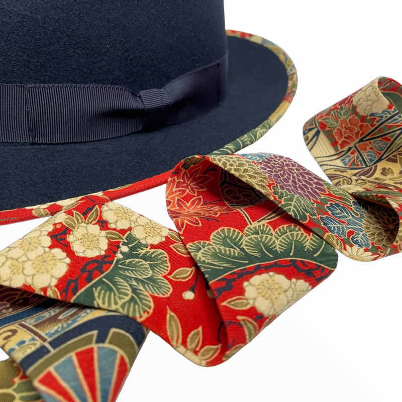 KIMONO HAT | Kimono Upcycled, Stylish Chapeau | Keiko Taga